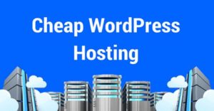 Cheap wordpress hosting