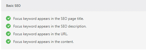 Basic SEO setting rank math seo