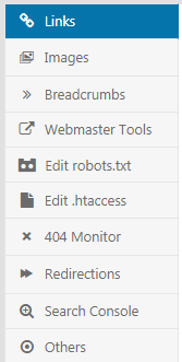 Orzanized Settings Panels rank math seo
