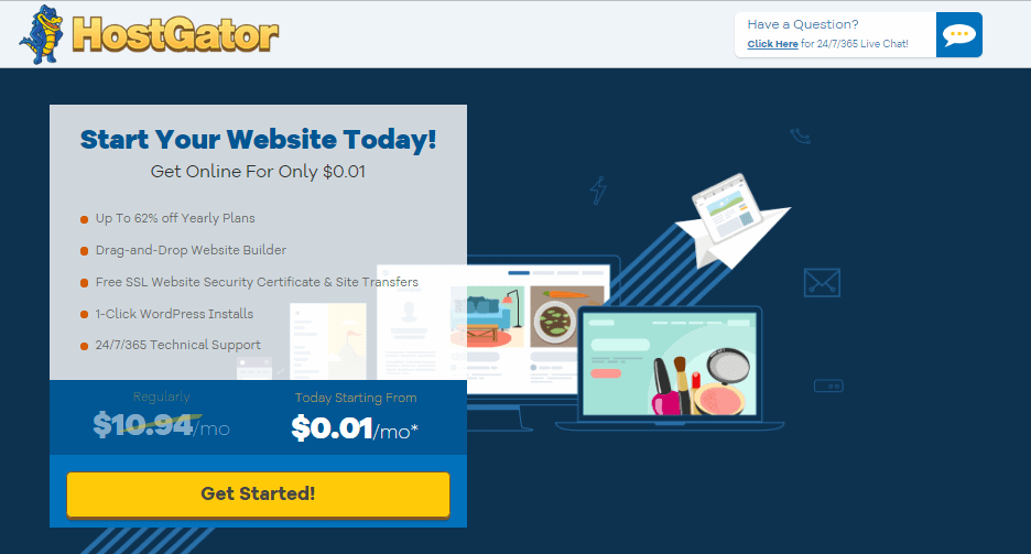 Hostgator Wordpress hosting Free Trial wordpress hosting free trial