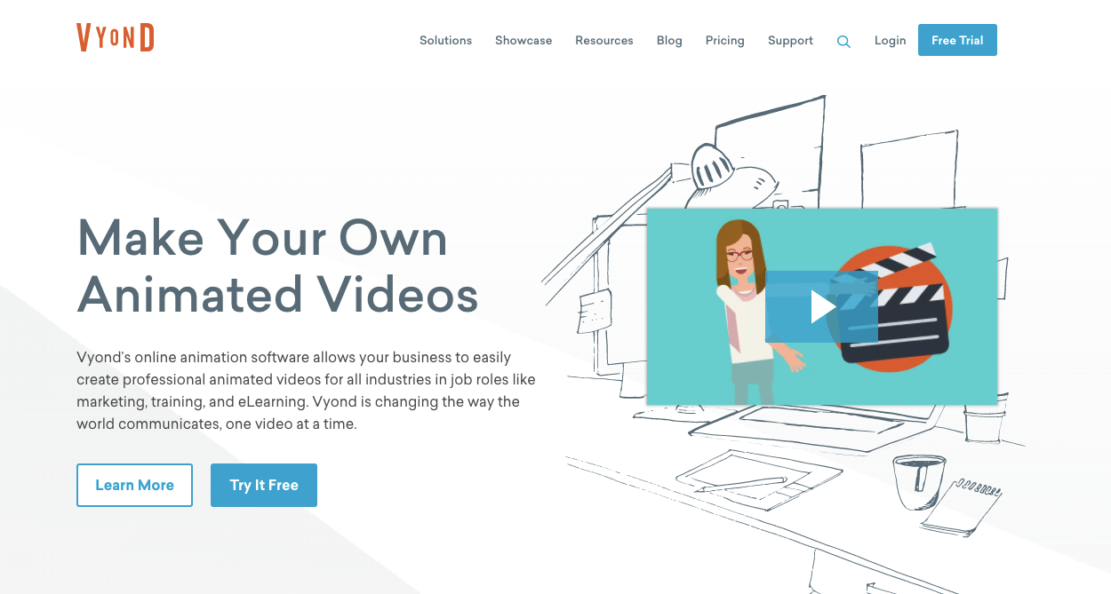 Vyond whiteboard animation software
