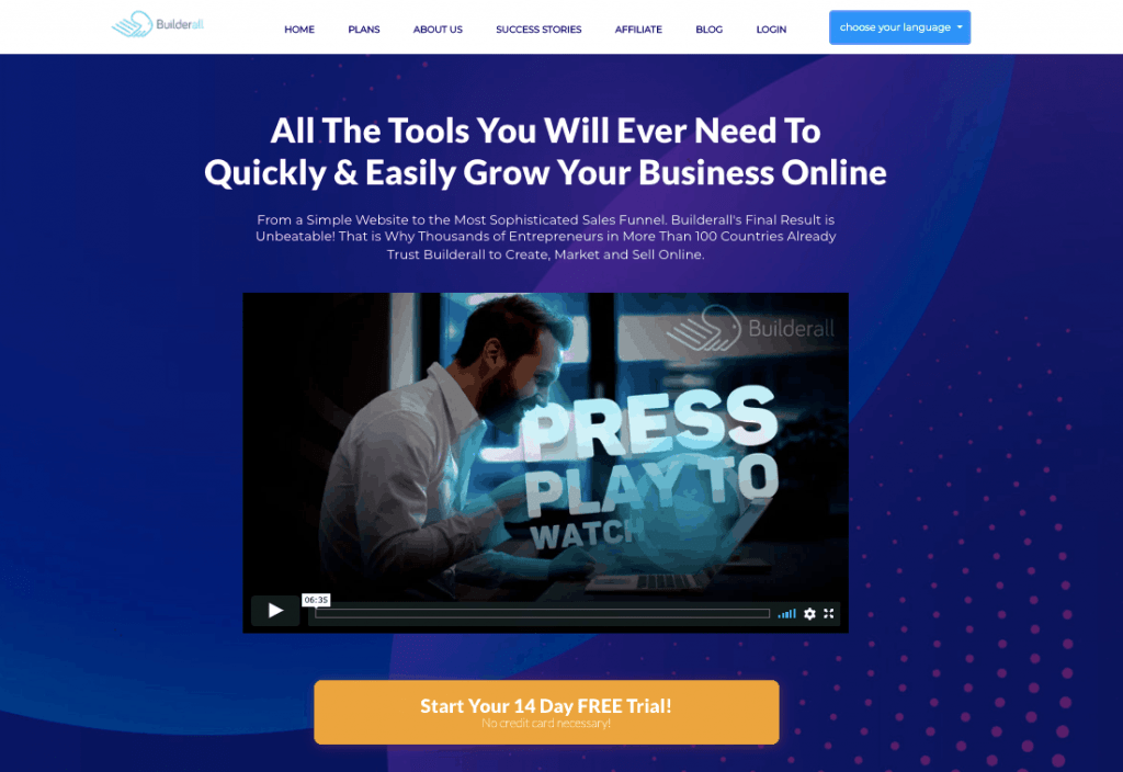 Builderall sales funnel software
