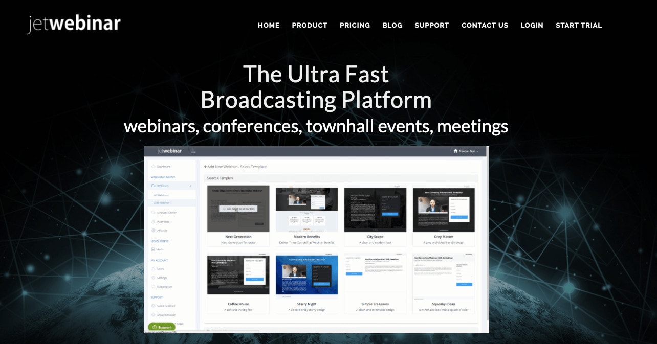 JetWebinar Best Webinar Software