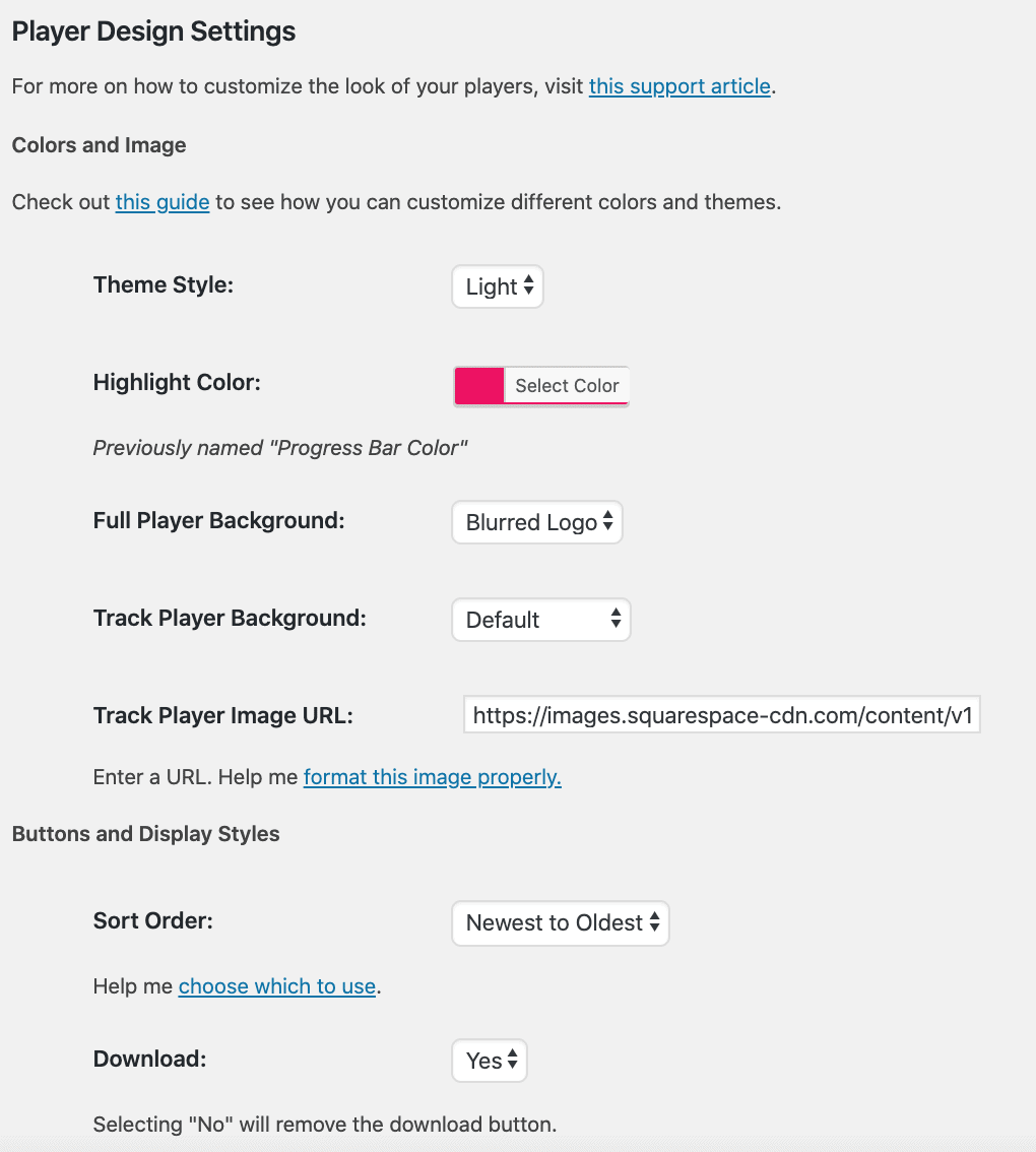 Fusebox player setting smart podcast player