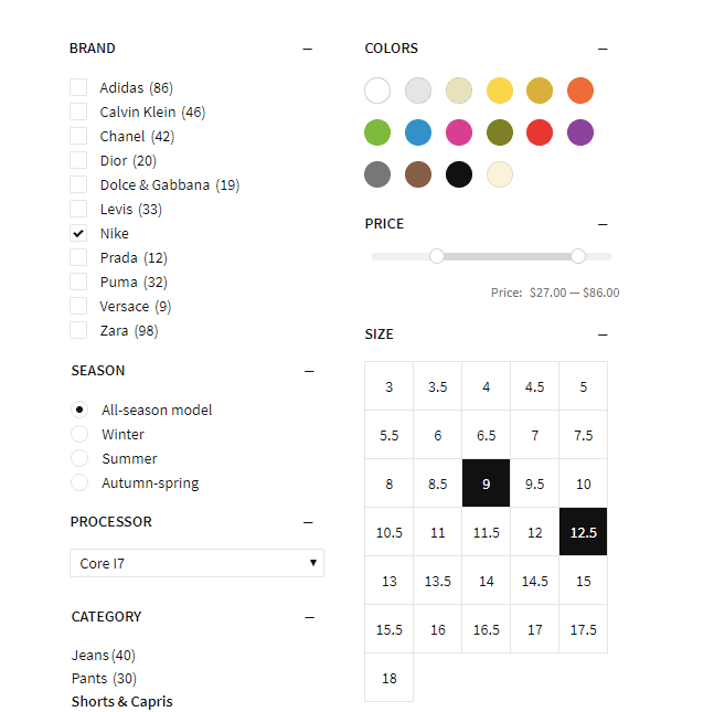 Product Filter Addon By WooCommerce 1 Product Filter Addon By WooCommerce
