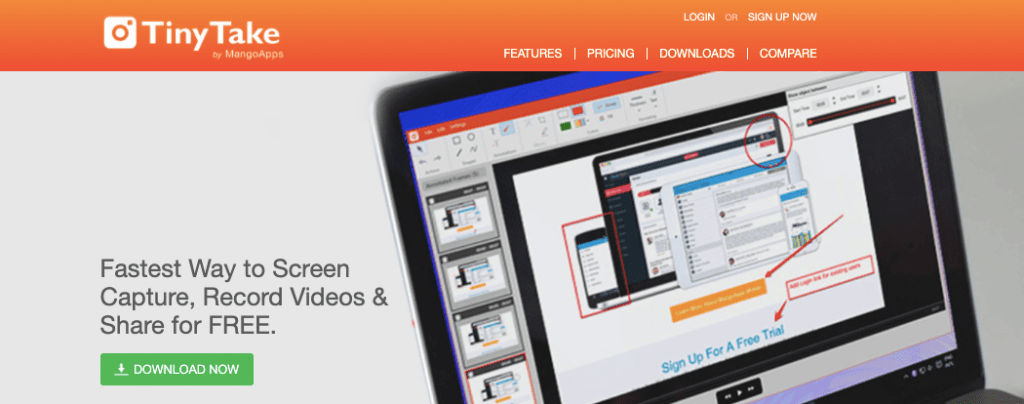 TinyTake Screen Recorder TinyTake Screen Recorder Webinar recording software