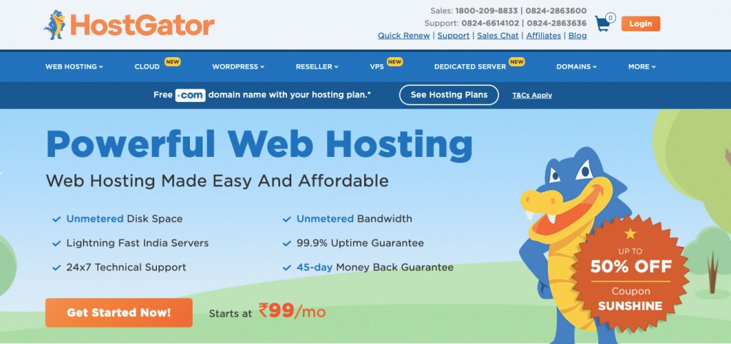 Hostgator India Hostgator India Best Hosting in India