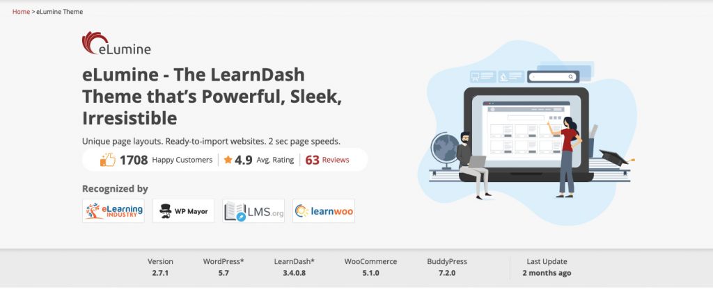 eLumine By Wisdmlab eLumine By Wisdmlab best learndash themes