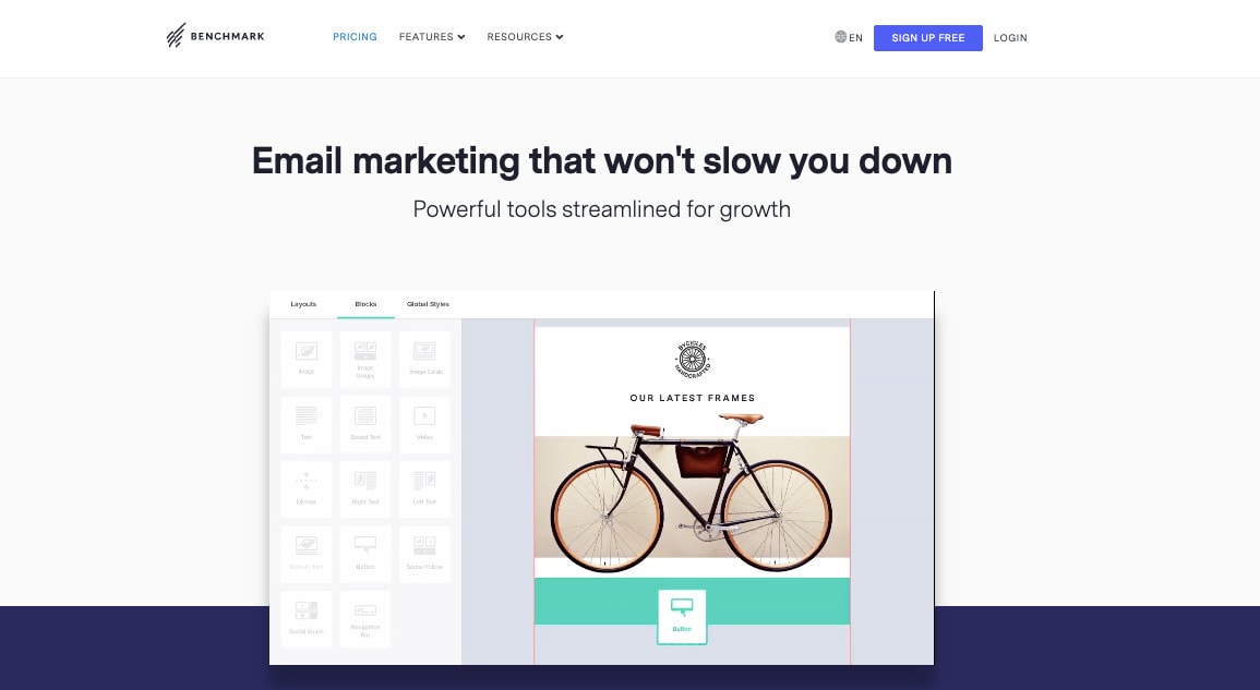 BenchMark Email Cheapest Email Marketing Service