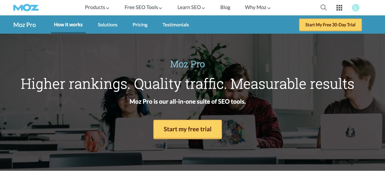 Moz Pro serp tracking tools