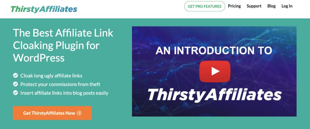 Thirsty Affiliates best Amazon Affiliate Plugins for WordPress