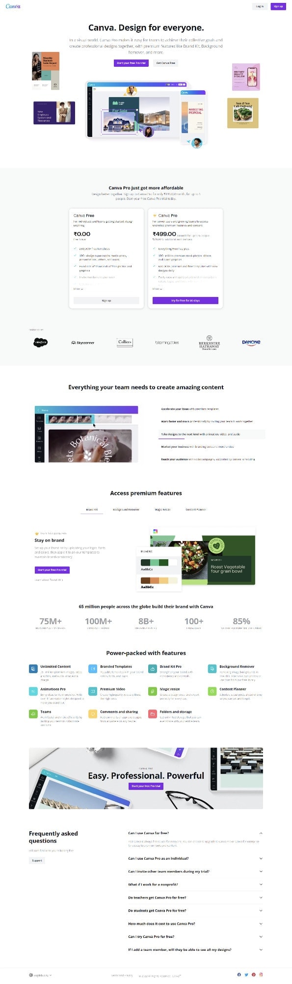 Canva Landing page squeeze page vs landing page