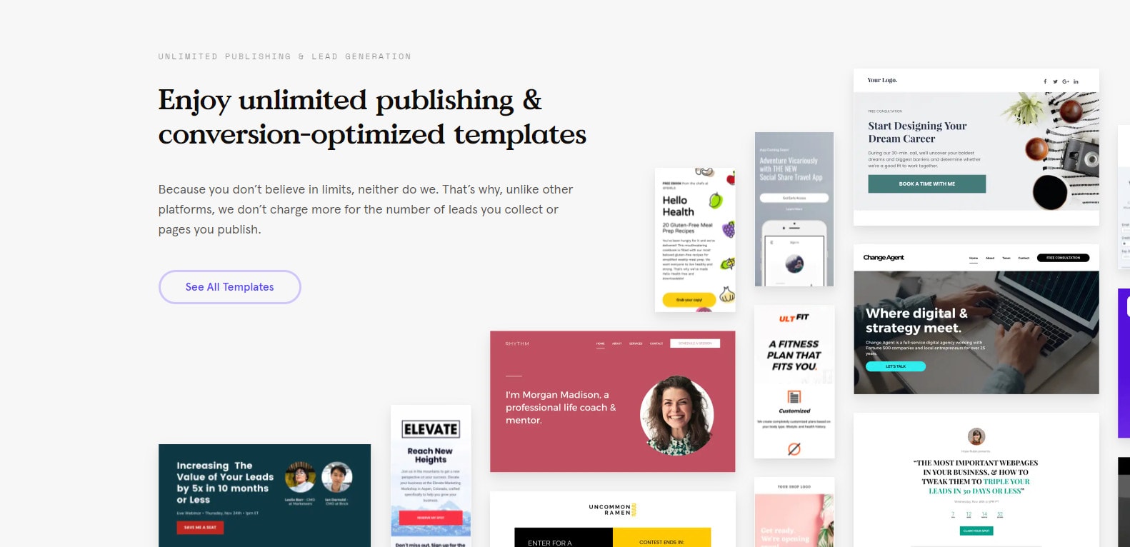 Templates Bundle Templates Bundle leadpages vs unbounce