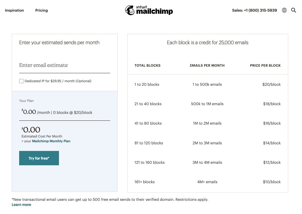 Mailchimp transactional email pricing Cheapest Email Marketing Service