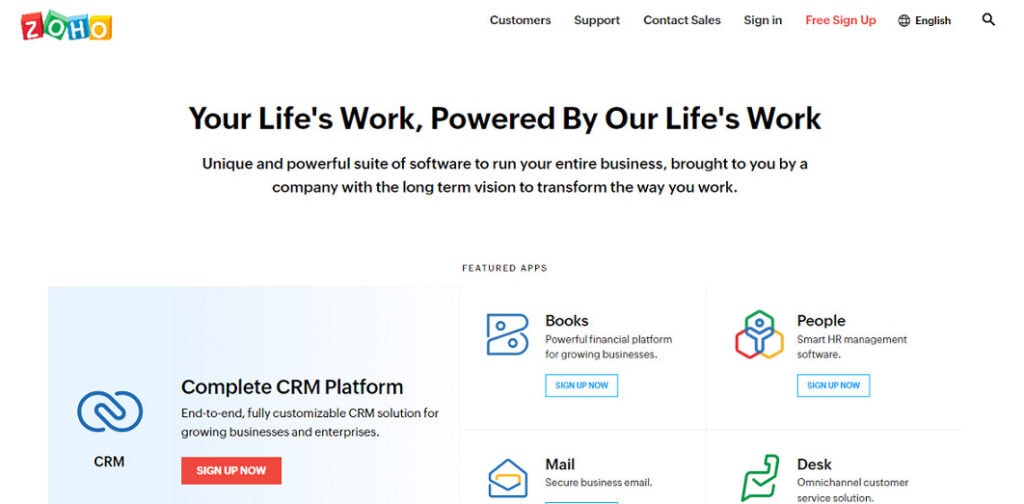 Zoho All-in-One Marketing Platform
