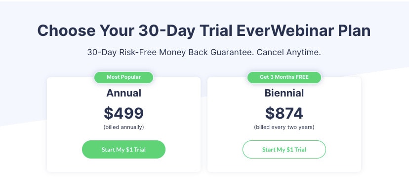 EverWebinar Pricing EverWebinar Pricing WebinarJam Alternative