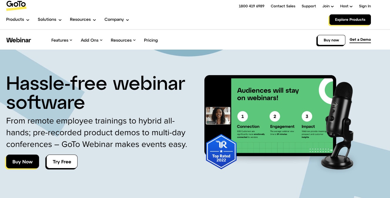 GoTo Webinar GoTo Webinar WebinarJam Alternative