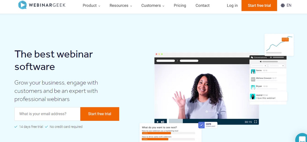 WebinarGeek WebinarGeek WebinarJam Alternative