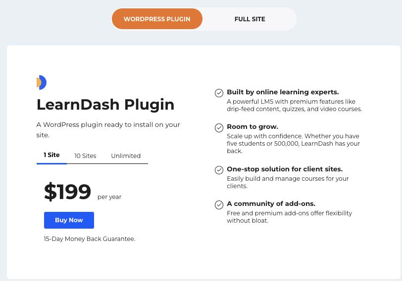 LearnDash WordPress plugin price LearnDash WordPress plugin price Learnworlds Alternative