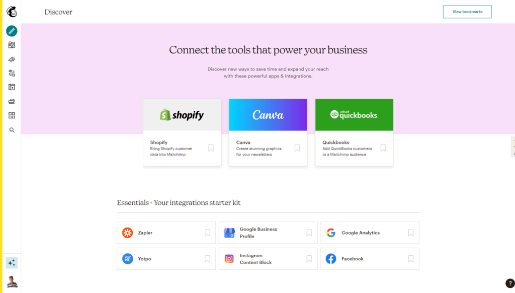Mailchimp integrations