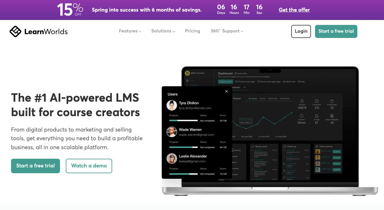 LearnWorlds Offer LearnWorlds Offer learnworlds discount